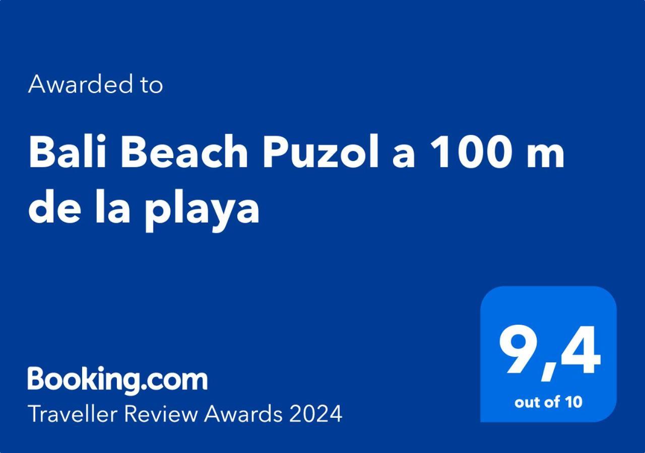 Bali Beach Puzol Relax Cerca De Valencia A 100 M De La Playa Con Ac מראה חיצוני תמונה